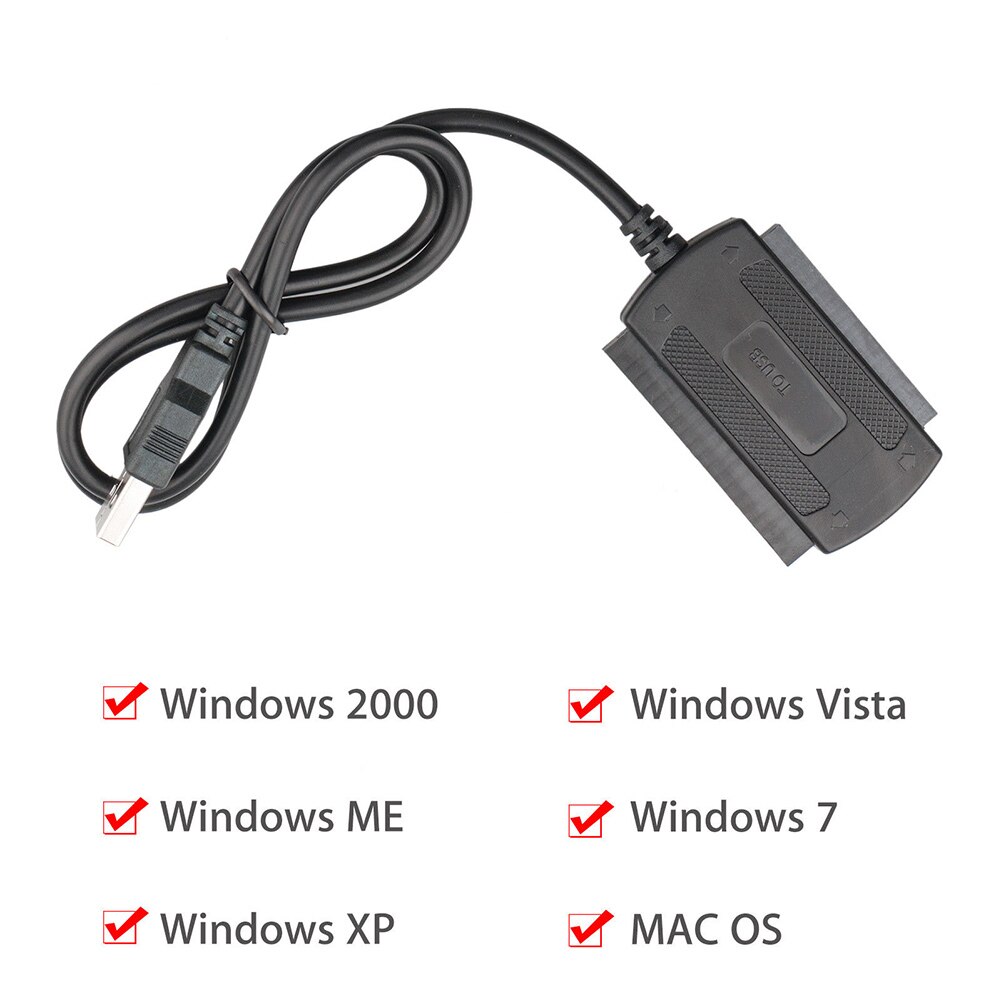 USB 2,0 auf IDE/SATA Drive Adapter Converter Kabel Für Festplatte Festplatte 2,5 3 Zoll SUB