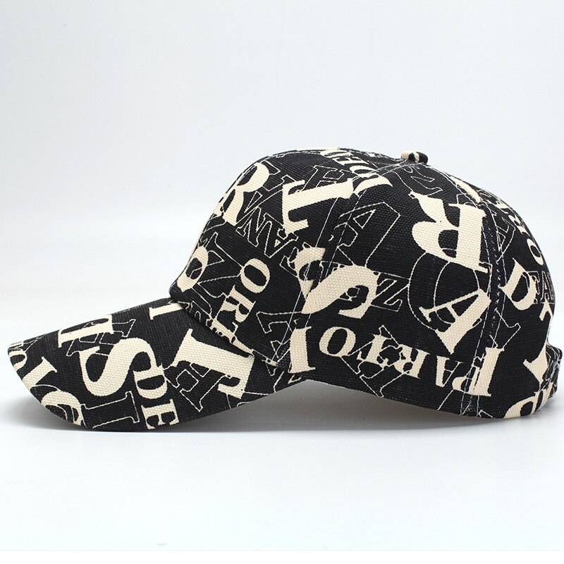 Alphabet Cap Boy and Girl Hip-hop Baseball Cap for Men and Women Summer Sunshade Cap