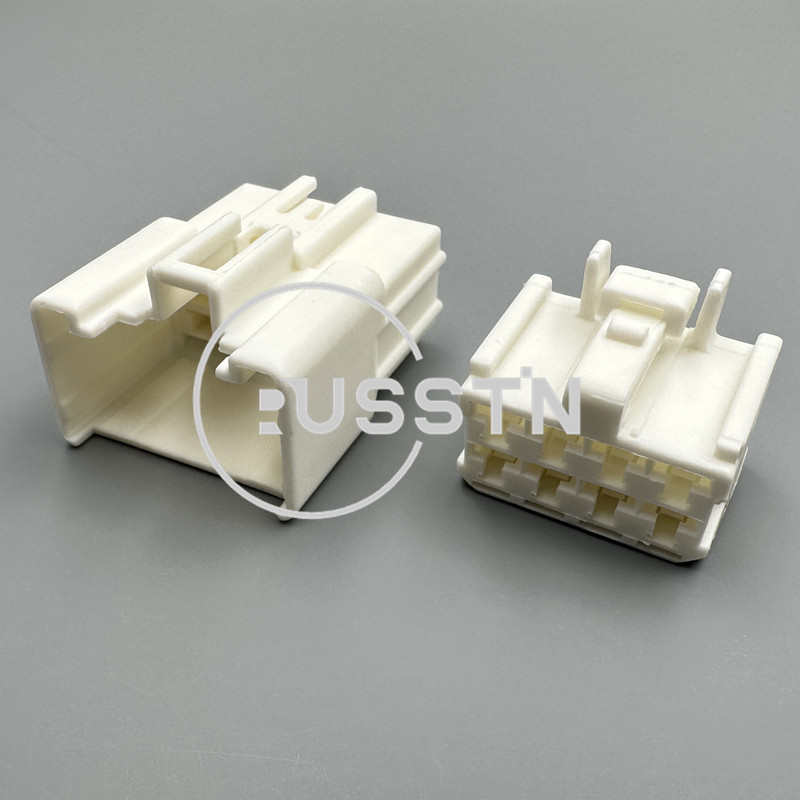 1 Set 8 Pin Automotive Unsealed Socket AC Assembly Plastic Housing Male Female Wiring Harness Connector 90980-11615