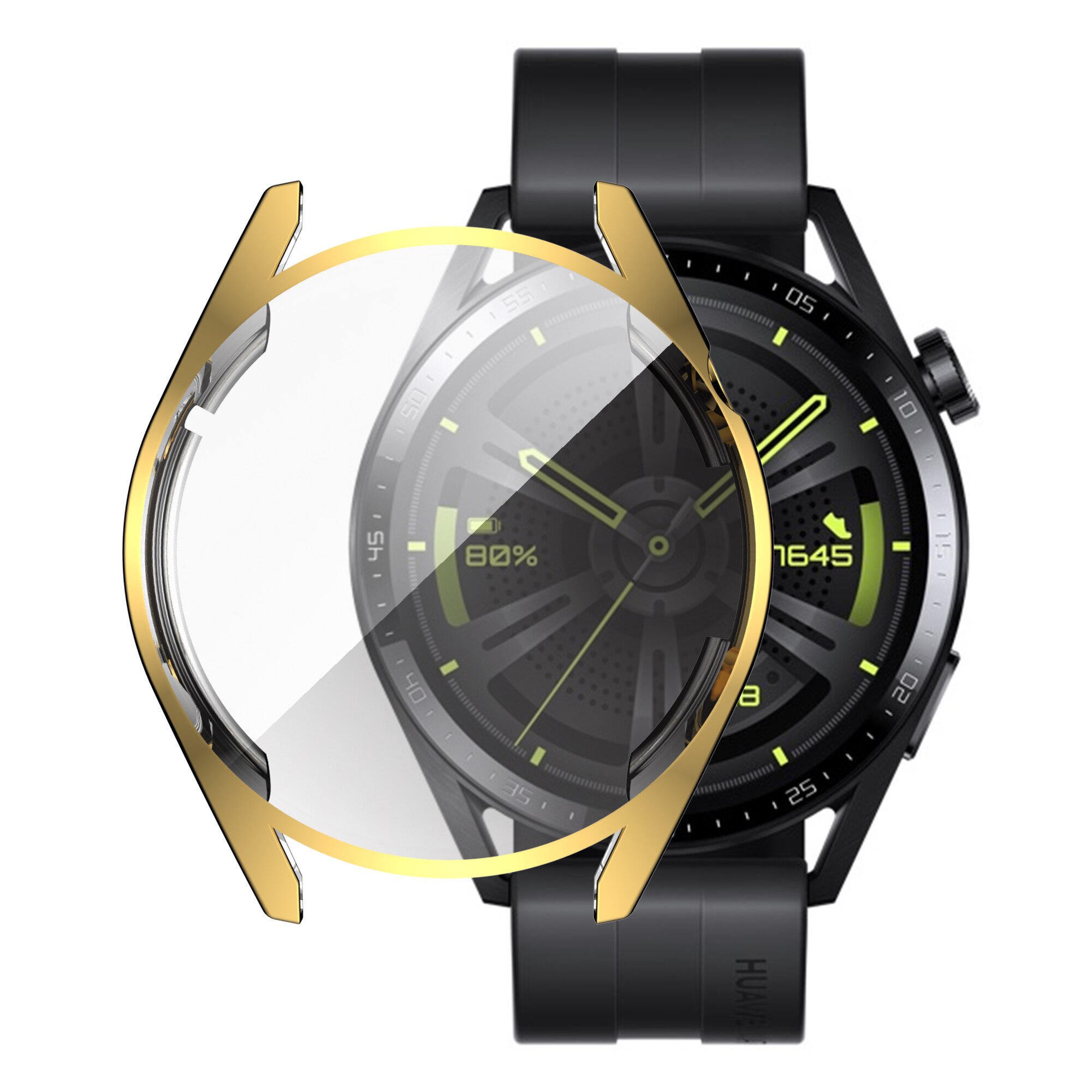 Screen Protector Cover for Huawei Watch 3 GT 3 46mm 42mm Case GT Runner GT3 Soft Tpu Scratch-resistant Shell Lightweight Bumper: 20 / WHITE