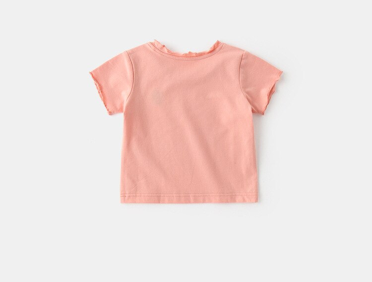 Hoge Quanlity Zomer Kids Meisjes T-shirt Print Korte Mouw Baby Meisjes T-Shirts Katoen Kinderen T-shirt O-hals Tee Tops Kleding