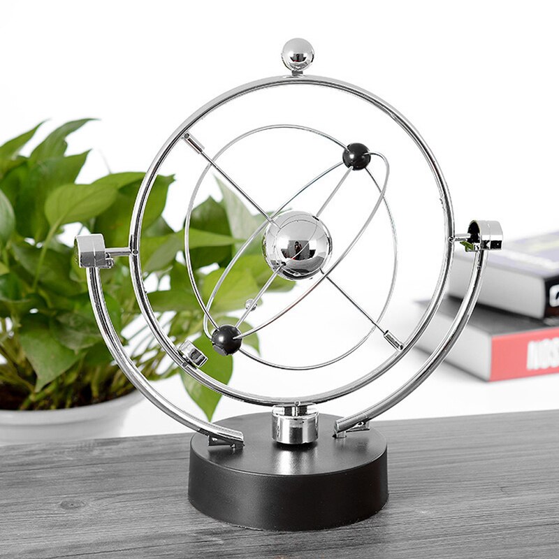 Kinetic orbital revolverende gadget perpetual motion skrivebord kontor kunst indretning legetøj  b2qd