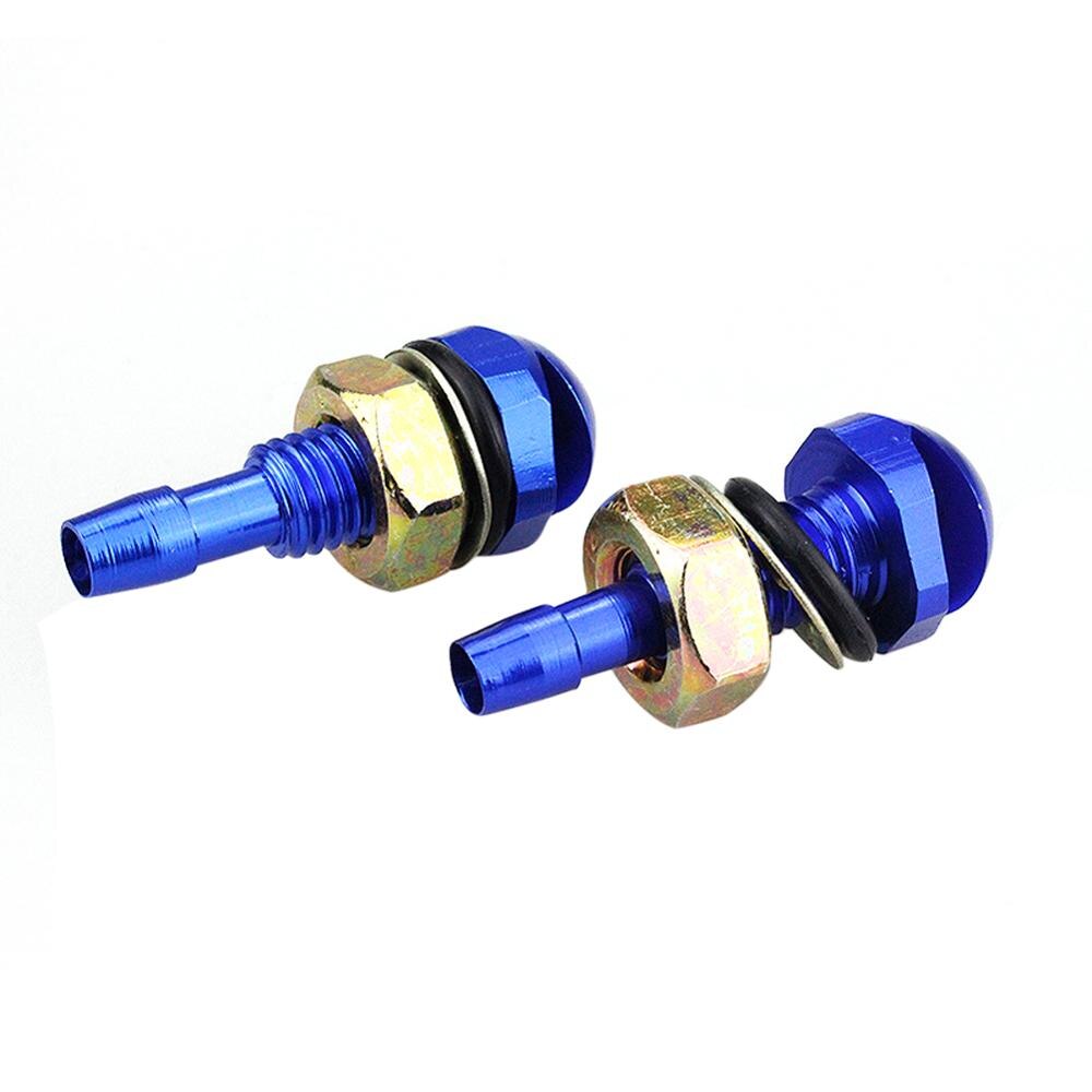 2Pcs Universal Aluminum Alloy Car Windscreen Washer Wiper Sprayer Auto Wiper Jet Nozzle Fan-Shaped Car Cleaning Nozzle: blue