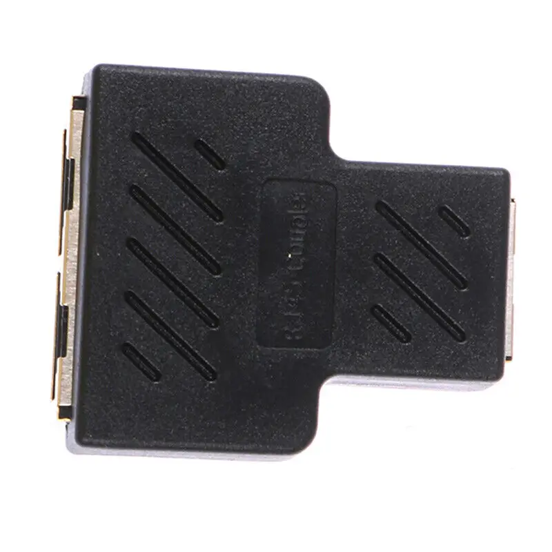 Durable 1 To 2 Ways RJ45 Ethernet LAN Network Splitter Double Adapter Ports for PC Hardware Connection