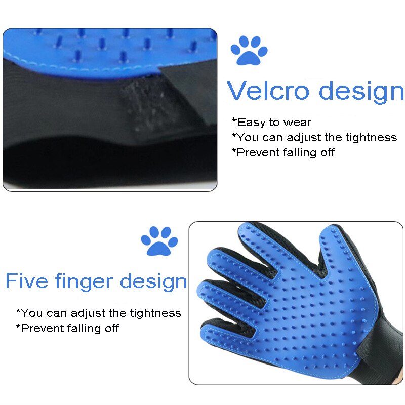Pet Care Glove Cat Grooming Glove Deshedding Cat Brush Gloves Dog Comb for Cat supplies Bath Clean Massage Hair Remover Brush