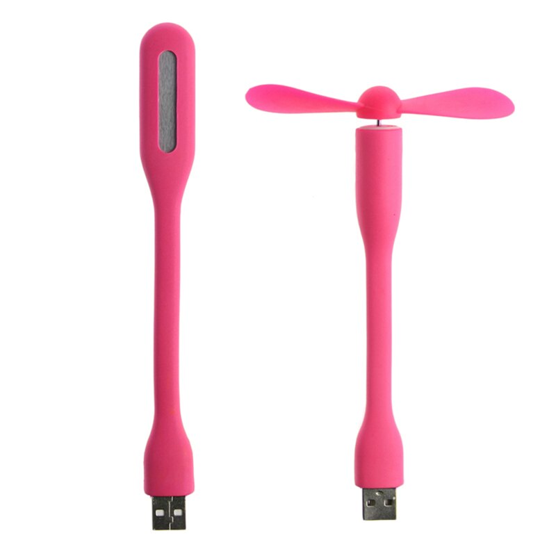 Flexible USB Fan USB LED Light Lamp For MacBook Laptop Notebook PC Power Bank: 4N2502-HP