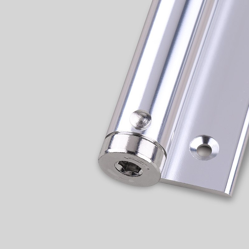 Mx justerbar automatisk dörrstängningsanordning, dörrstängare i aluminiumlegering, inbyggd stark fjäder, lämplig för branddörr 40kg