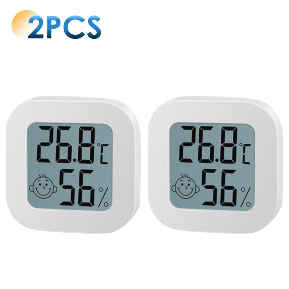 Sensor de temperatura y humedad para interiores, higrómetro, termómetro, funciona con Alexa, Google Smart Life, Tuya, WiFi o Zigbee: 2 pieces 02 / Zigbee