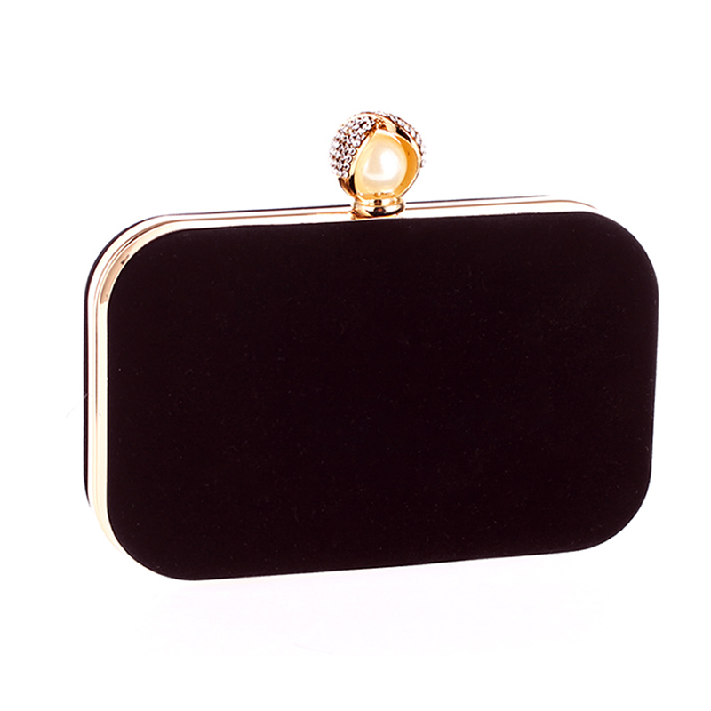 Red Women Clutch Evening Bag Purse With Detachable Chain Handbag Wedding Cocktail Party Velvet Clutches Prom Wedding Shoulder: purple
