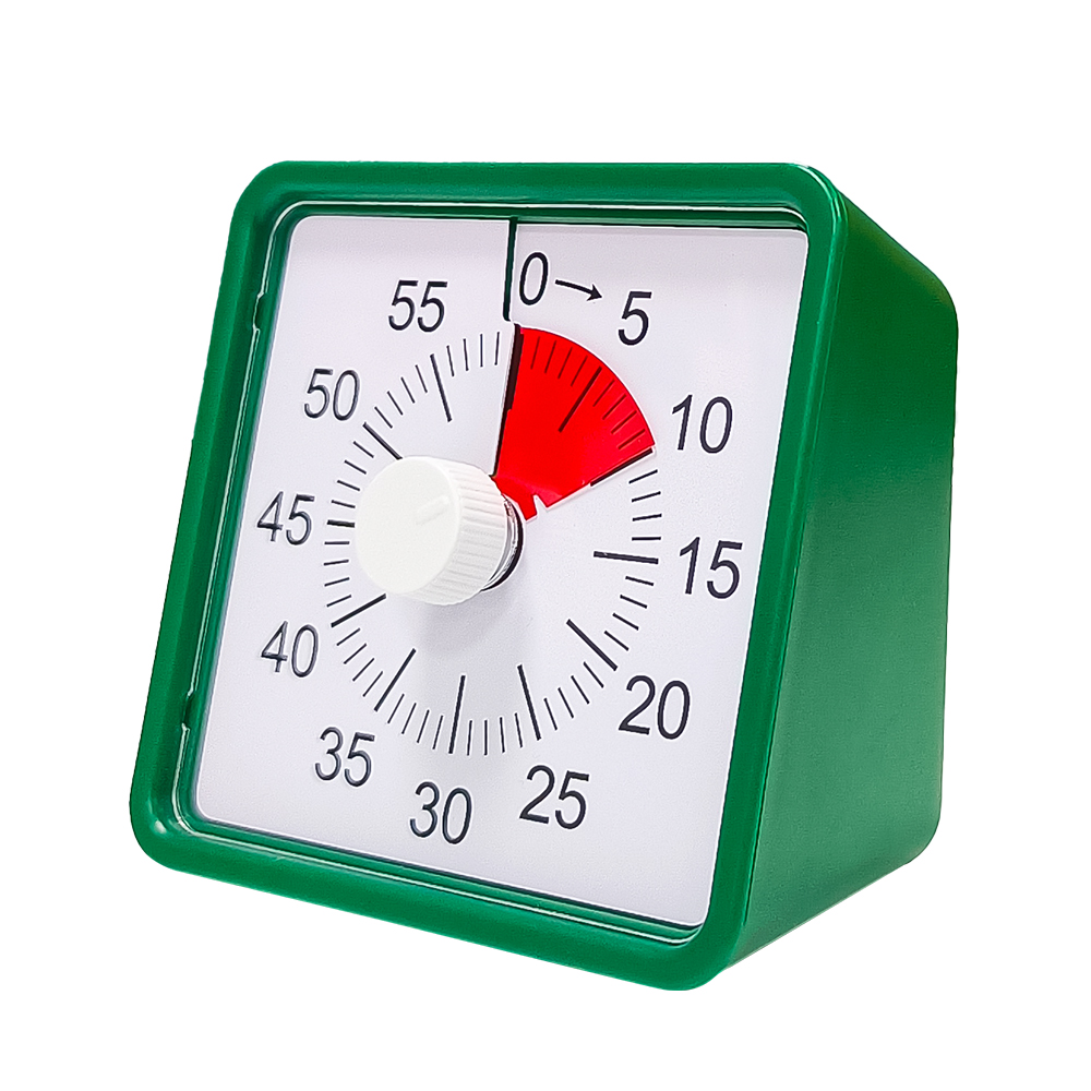 60-minuten Google-timer voor studie Pomodoro Countdown Koken Kookwekker Productiviteit Visuele timer Kinderen: green