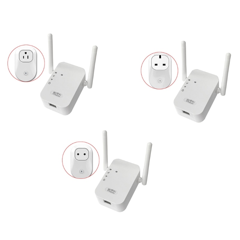 WiFi Range Extender White/Black Wifi Signal Amplifier Wireless Internet Amplifier PB+ABS Wifi Signal Amplifier