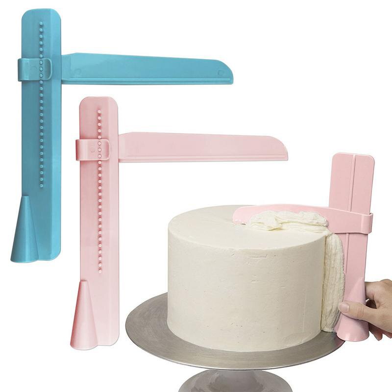 Rascador de altura ajustable para decoración de tartas, accesorio de nivel giratorio, raspador de torta, bricolaje,