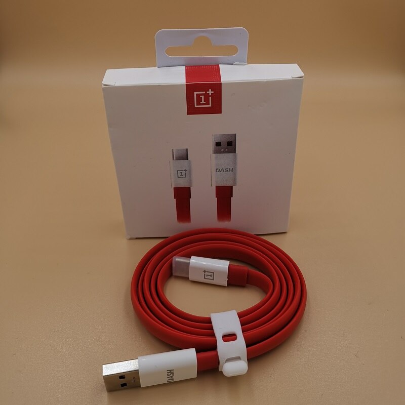 Carregador original oneplus 7plus, eu, dash, 5v4a, para one plus 6t 5/5t/3t adaptador de carga 1m/1.5m para painel redondo, cabo usb tipo c: Dash 100Flat