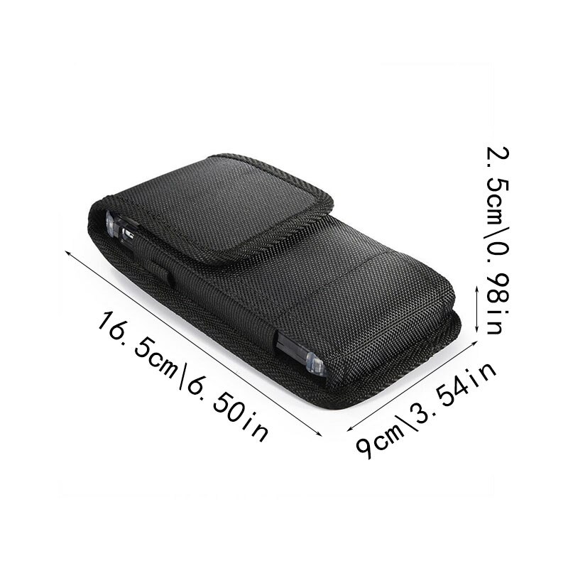 Mannen Riem Fanny Pack Holster Pouch Mobiele Mobiele Telefoon Houder Heuptas Zwart: C