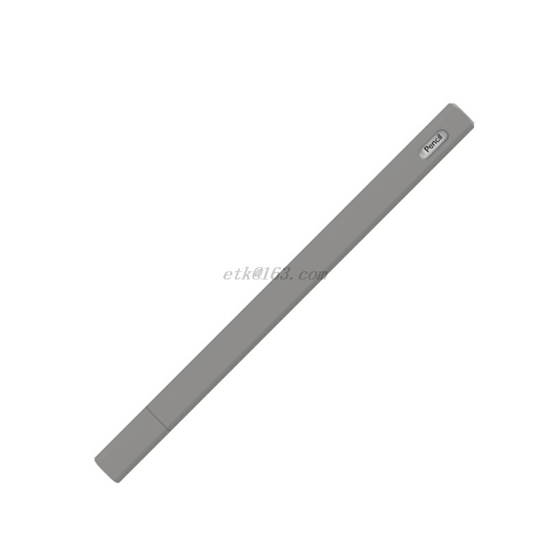 Triangle Anti-scroll Silicone Protective Case Pouch Cap Holder Nib Cover Skin For Apple Pencil 2 for iPad Pencil 2nd: Gray Pencil 2