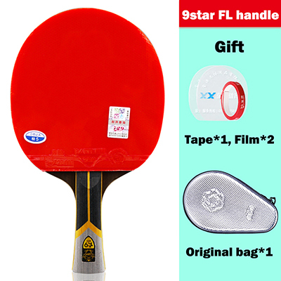 Raqueta de tenis de mesa Friendship 729 King 9 Star 8 Star, paleta de Ping Pong de carbono, bate de Ping Pong adhesivo alto con bolsa