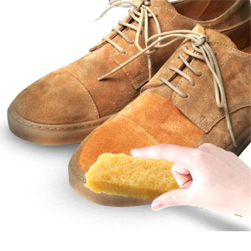 Goma de borrar para el cuidado de los zapatos, limpiador de cuero, gamuza, esmerilado, Tela de cuero, 1 Uds.