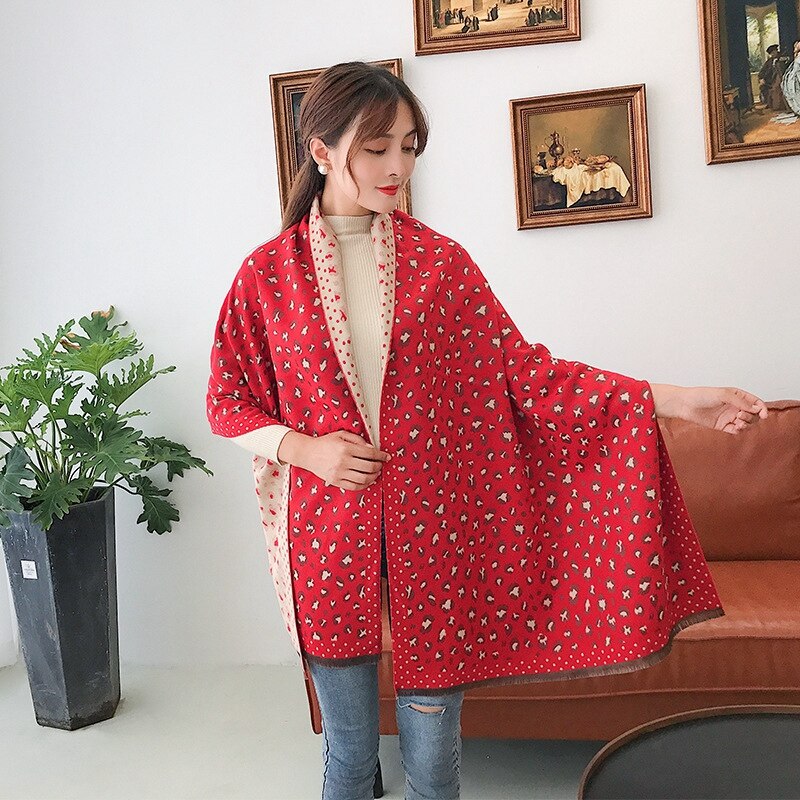 Châle de calèche et épais | Écharpe de calèche, glands épais, style cheval et cachemire, pour le défilé de , poncho, pashmina, hiver: style 8