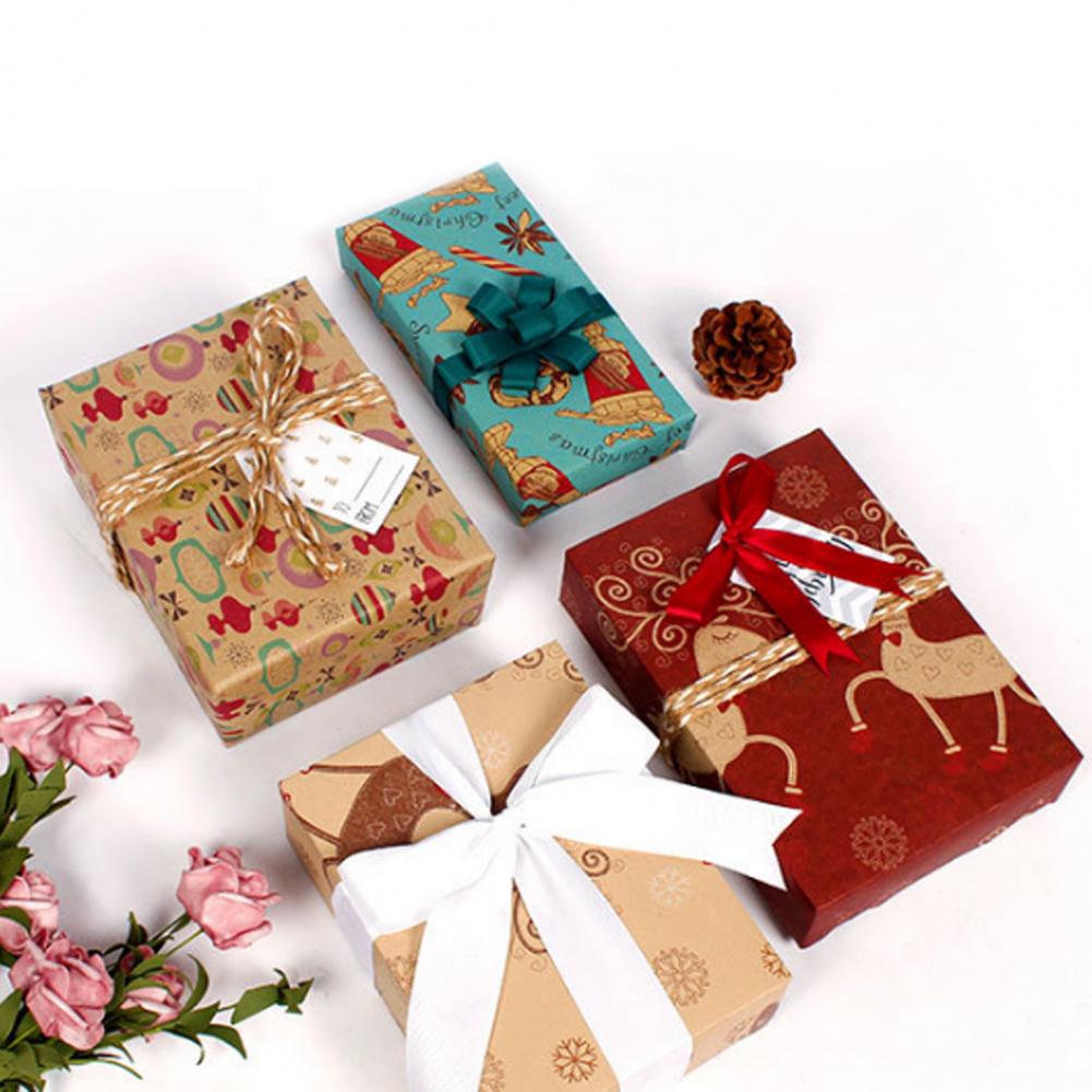 Papeles para envolver dulces, 8 estilos, 10 piezas, elementos de Navidad, prácticos, ecológicos para niños