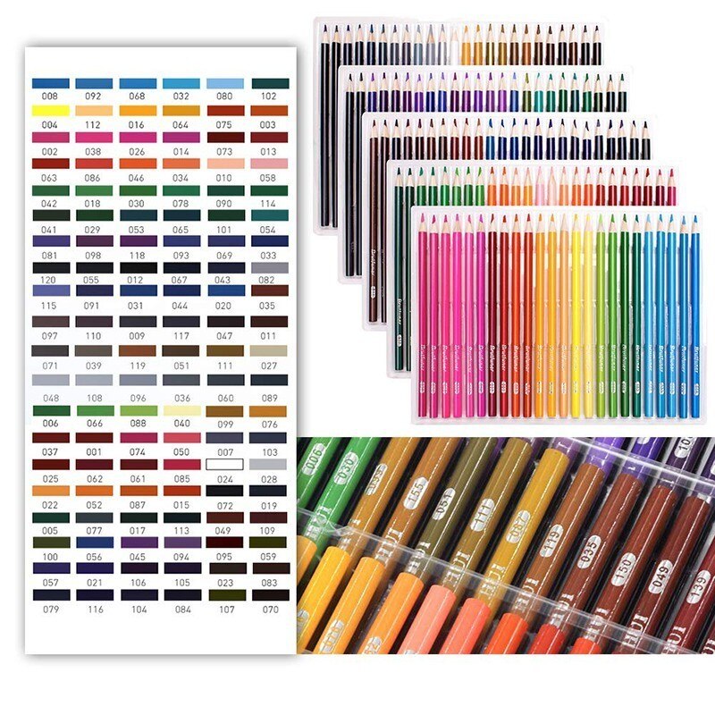 120/160 crayon de couleur souple ensemble 150 crayon aquarelle crayons de couleur pour enfants Skechers étudiants dessin
