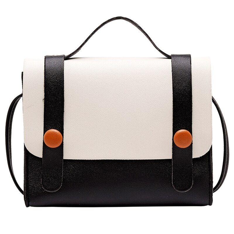 Fräsch och mångsidig crossbody-väska dam handväska och flip axelväska svart: Default Title