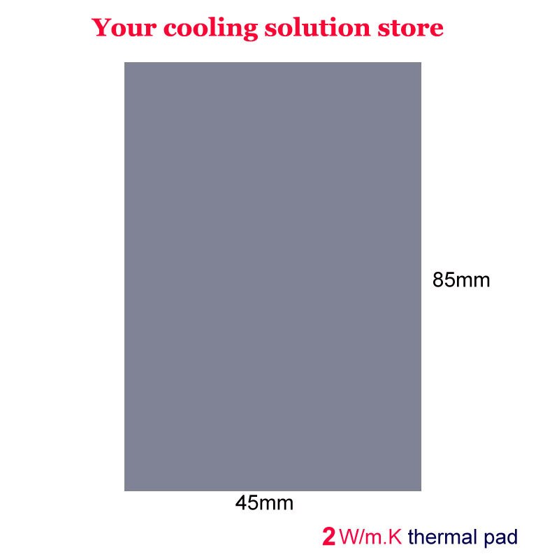 Thermal pad 2 W/mK 120X120mm Thermal conductivity CPU Heatsink Cooling Conductive Silicone Pad Thermal Pads