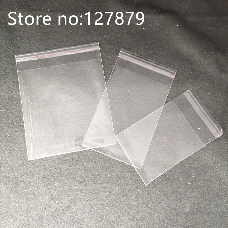 6 größen Klar Self-adhesive Cello Cellophan Bag Selbst Dicht Kunststoff Taschen Süßigkeiten Verpackung Wiederverschließbaren Cookie Verpackung Bag Pouch
