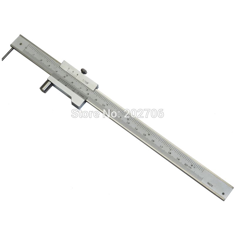 0-200mm markerings noren skydelære med hårdmetal ridse parallel markering målelineal måleinstrument værktøj