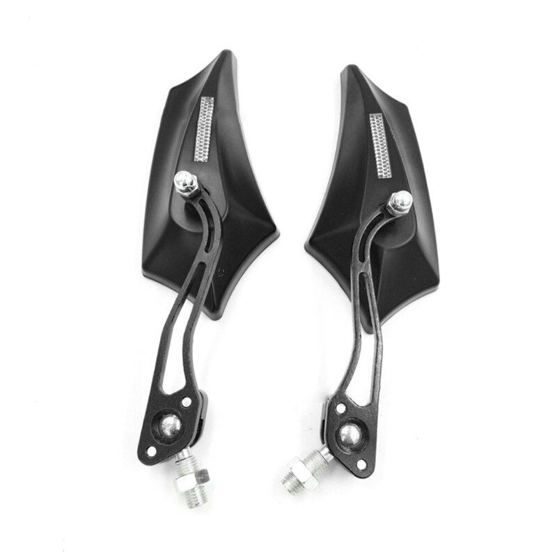 2x Gemodificeerde Spiegels Motorfiets Scooters Achteruitkijkspiegel Side Achteruitkijkspiegels Links Rechts 8Mm 10Mm