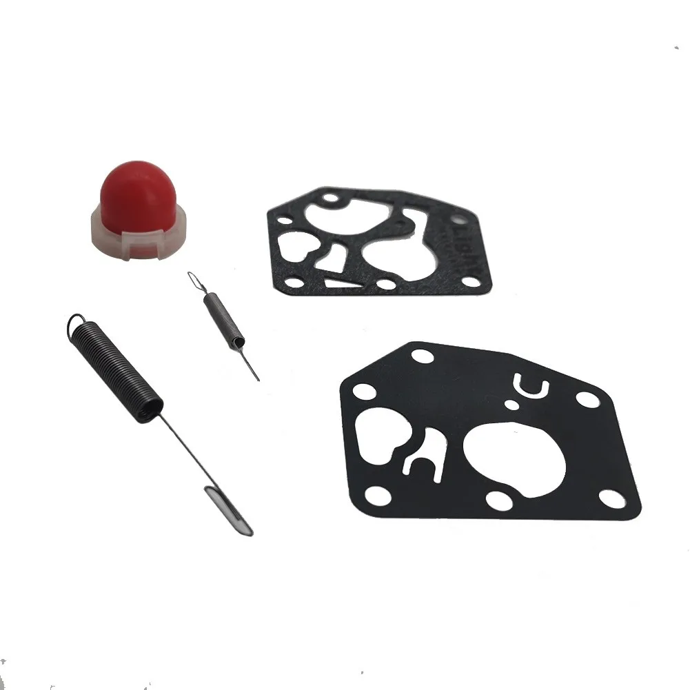 1 Set Spring+Gasket+Red Non-Porous Primer Bulb For Briggs Stratton 691859 692211 Garden Lawn Mower Accessories