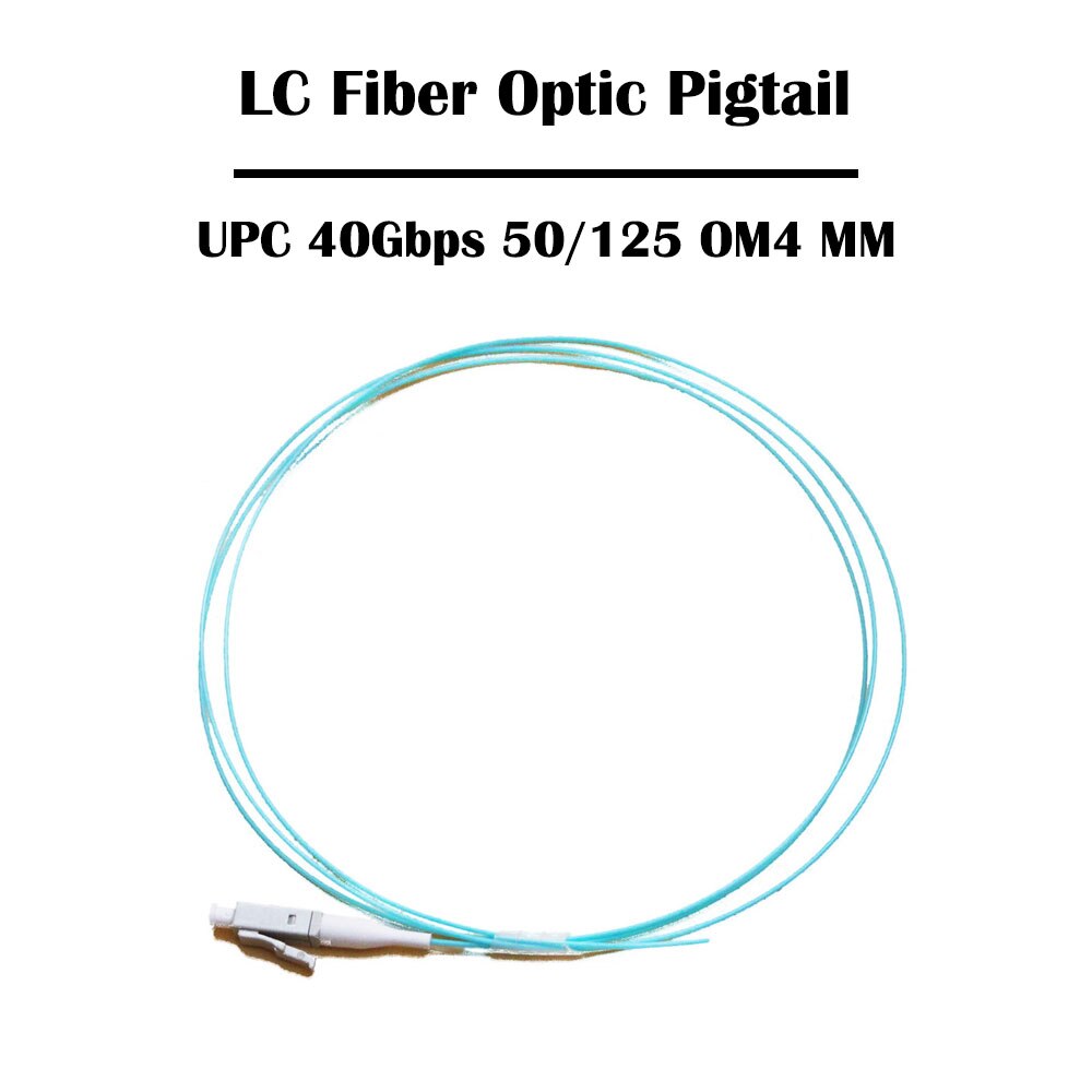 20 Pieces 1.5 Meter LC UPC/APC SM Single Mode 9/125 /MM Multi Mode Simplex 0.9mm FTTH OM1-OM4 Ethernet: UPC OM4