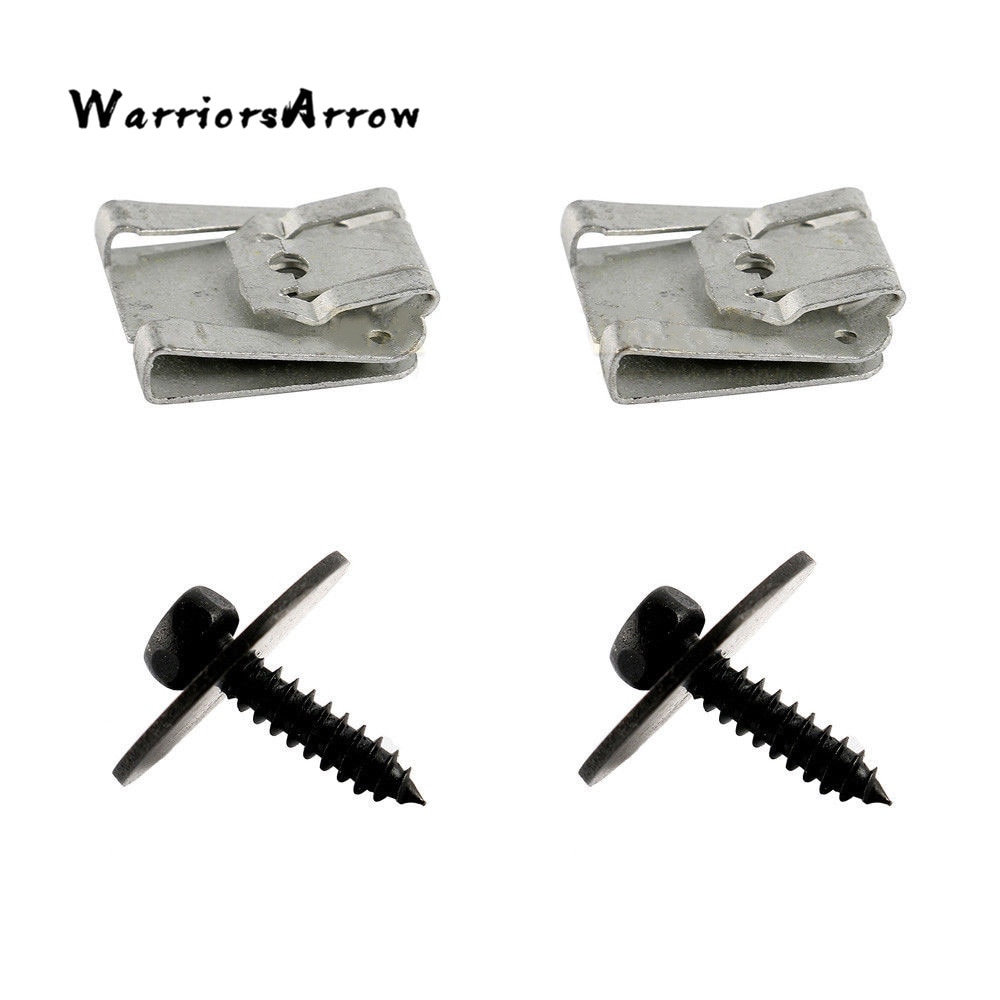 WarriorsArrow Undercar Shield Clip Noten en Plaatwerk Schroeven Voor Mercedes Benz W124 W125 A0019906036 0019949845