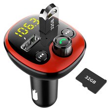 Draadloze Bluetooth Fm-zender Autoradio Adapter MP3 Speler Dual Usb Charger