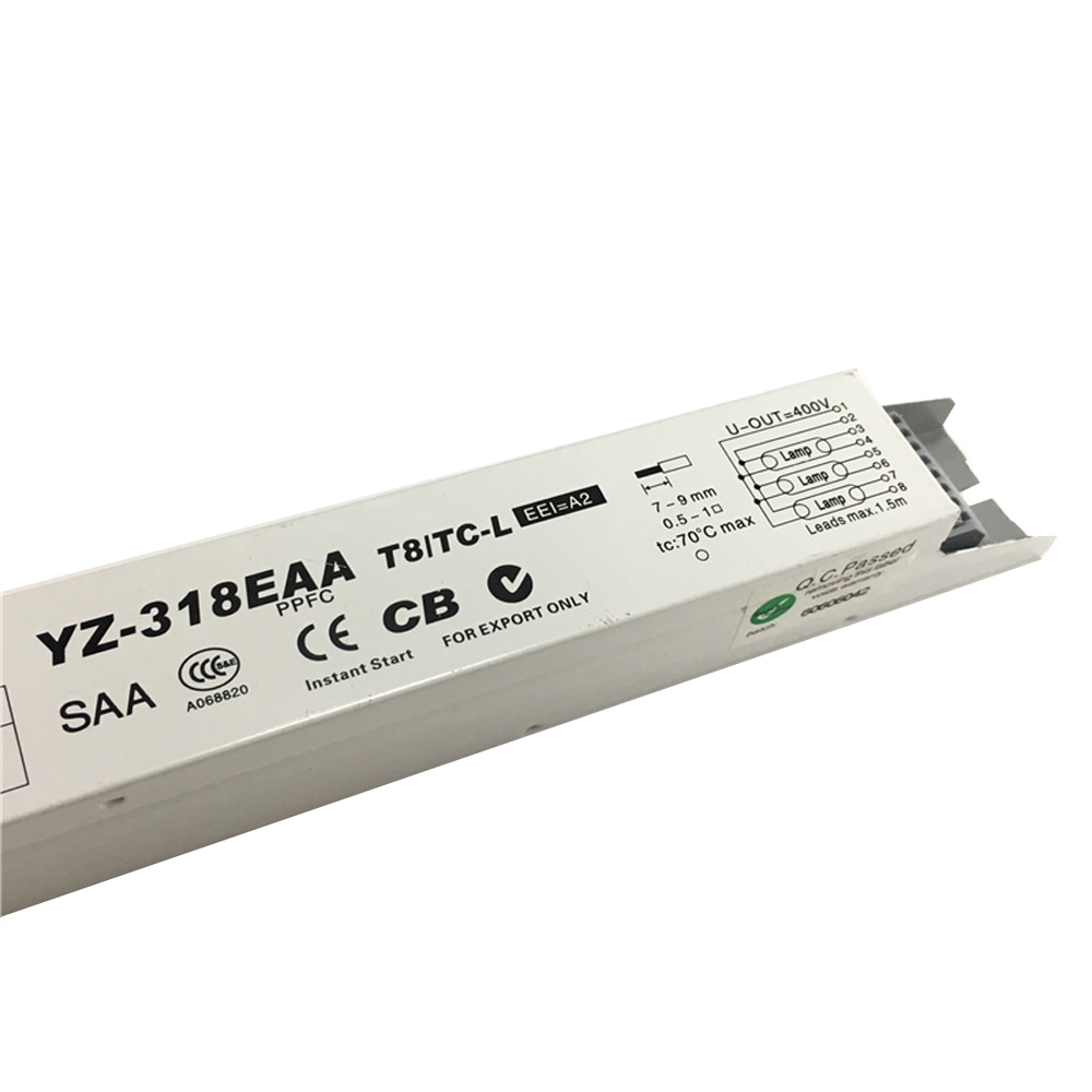 3 aaa yz -318 eaa 220v t8/ tc -l 18 bx 3 15 bx 3 t8 ac elektronisk ballast for  t8 lysrør akvarium reklame lysboks