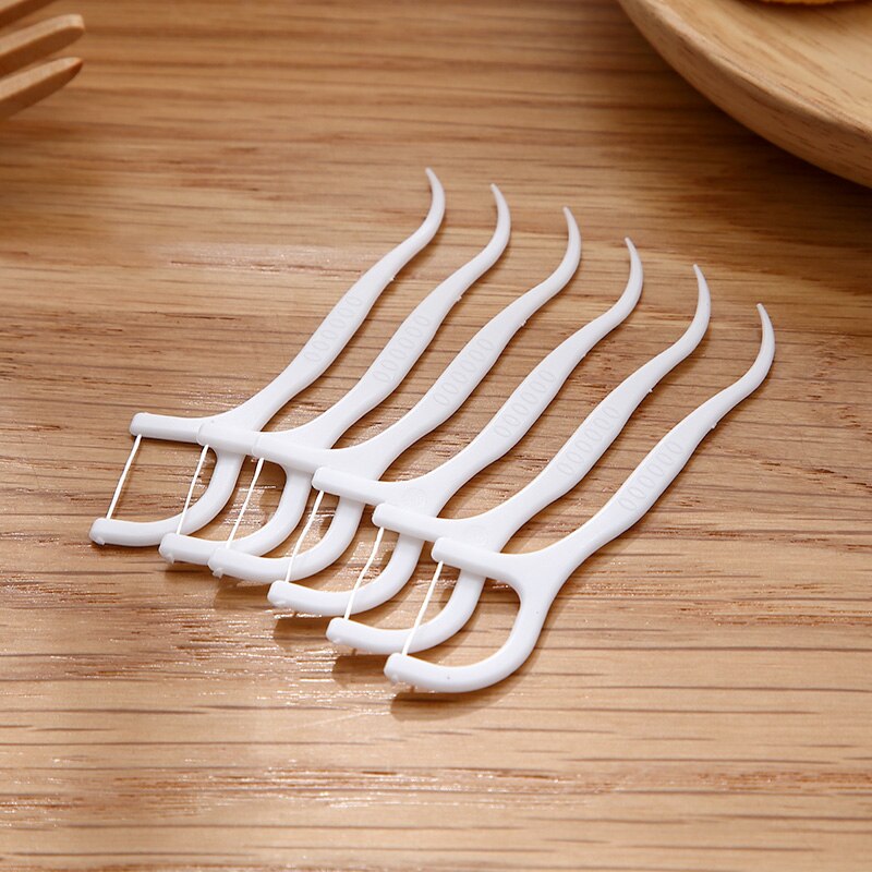 Y-Kelin Dental Floss Picks Toothpick Teeth Stick Tooth Oral Healthy Care 100/200/300 pcs/Packs Cleaning