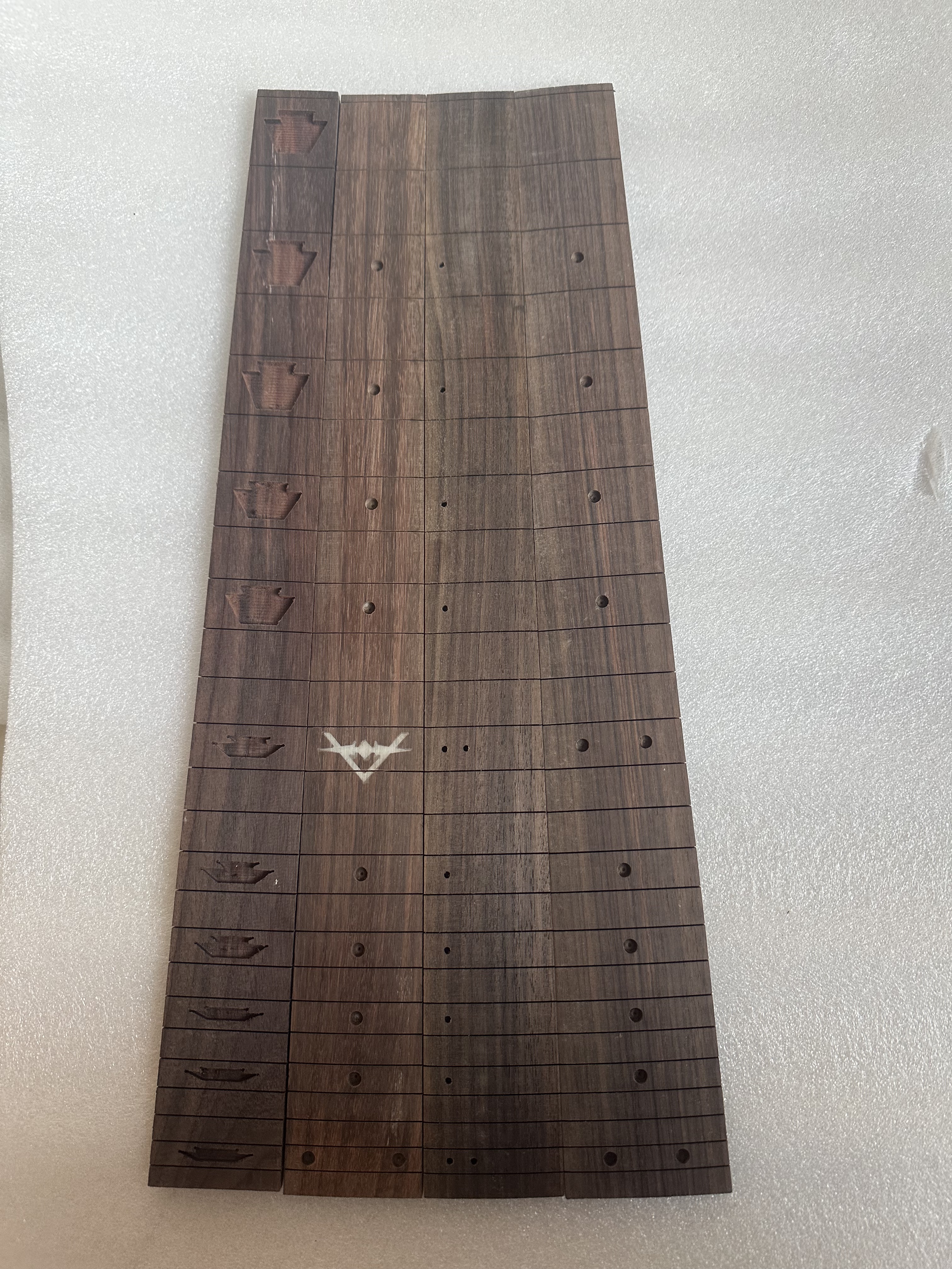 Gripebrett for palisander, heltre, ballade, klassisk elektrisk gitar, gripebrett, hals, gjør-det-selv, del, materiale, tilbehør