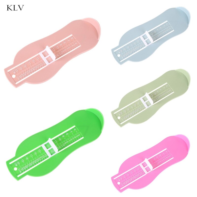 Babysko børn børn fod skostørrelse måle værktøj spædbarn enhed lineal kit 6-20cm