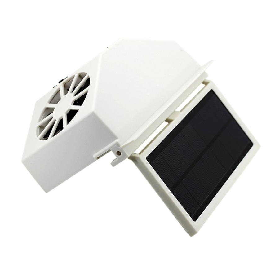 Mini Solar Powered Car Auto Window Air Vent Ventilator Airconditioner Cool Fan