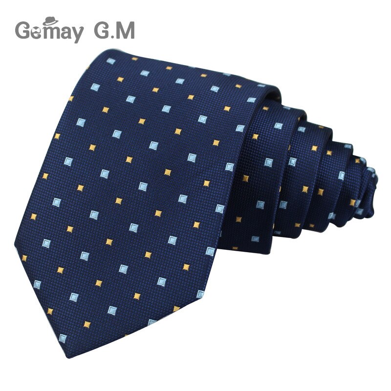 Männer Krawatten für Geschäft Formale Hochzeit Krawatte für Männer 8cm Streifen Punkte Krawatte Anzüge Krawatte Jacquard Krawatte