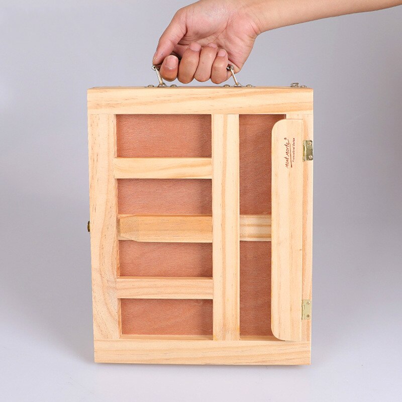 12x Mini Holz-Staffeleien 9,4 Zoll – Faltbare Tischstaffelei Für Leinwand, Papier & Deko