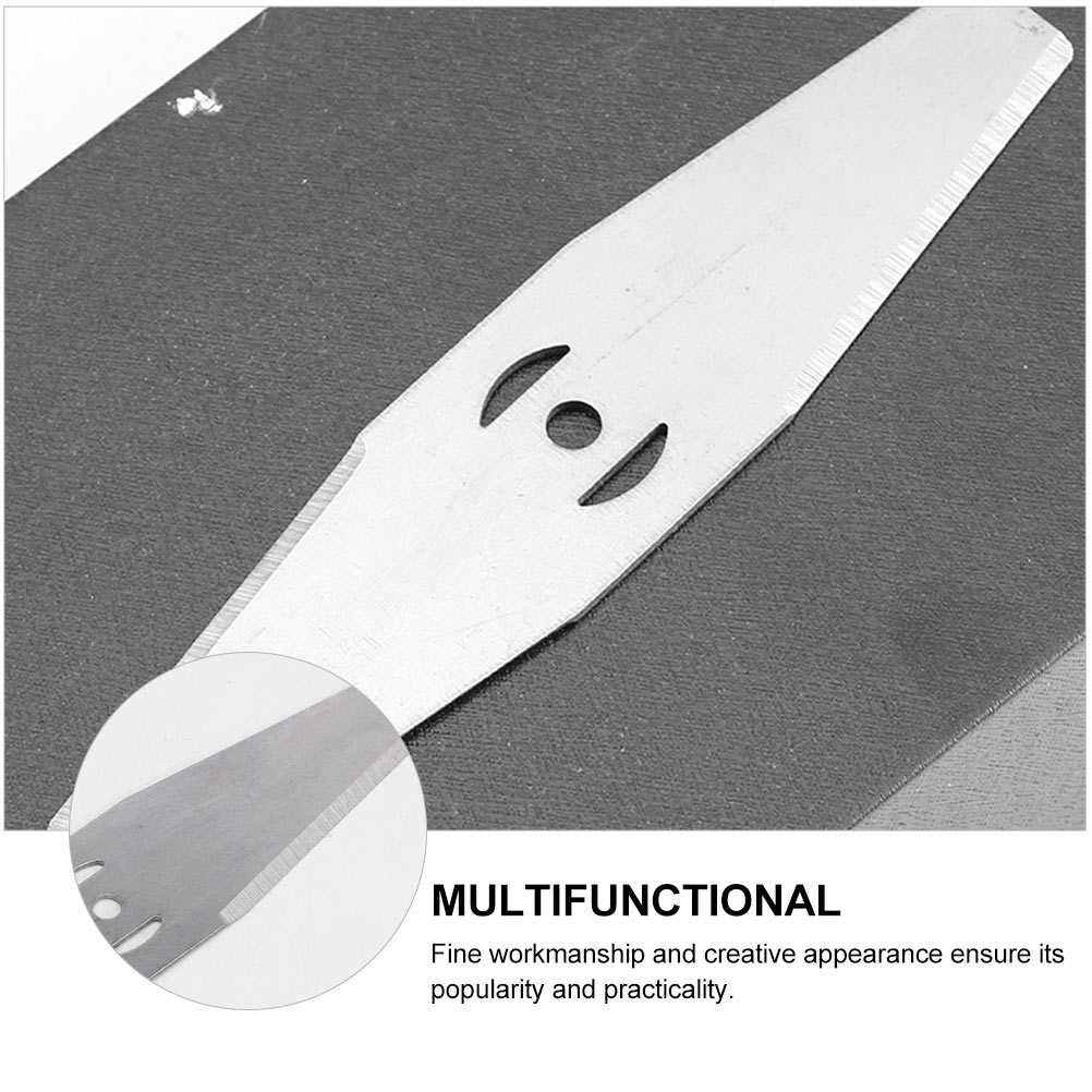 8pcs Hand-Held Lithium Electric Cutting Machine Blade Saw Blade Lawn Mower Blades Metal Garden Grass Trimming Blades prune tools