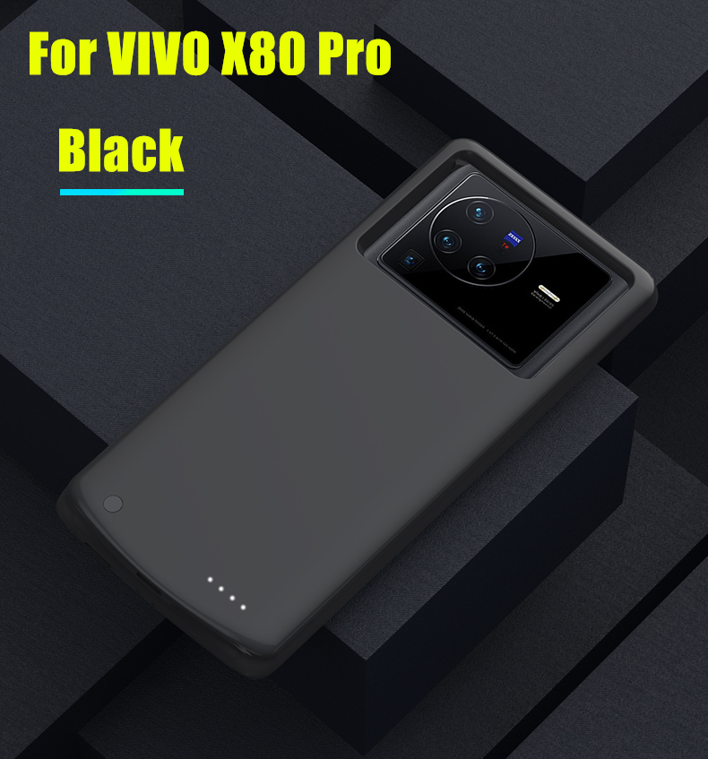 10000 mah powerbank für vivo  x80 Profi, externe akkuhülle, ladehülle für vivo  x80: Rose