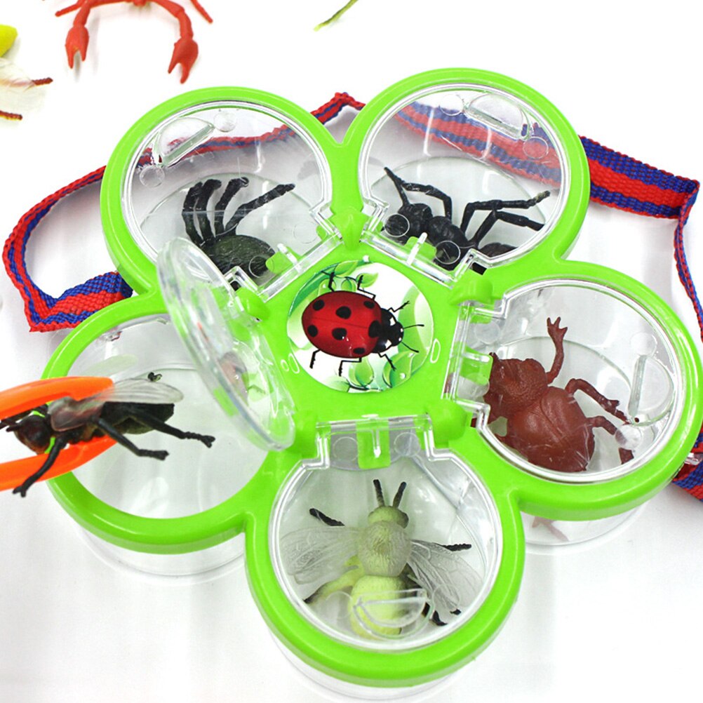 21Pcs Insects Toys Set Funny Interesting Scientific Educational Toys Outdoor Insect Observation Box Capture Kit