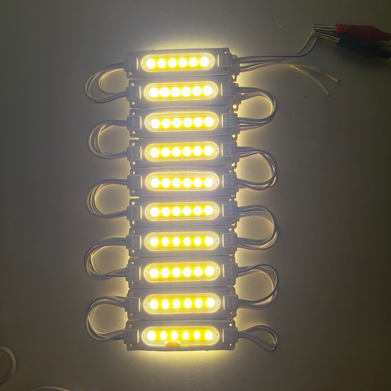 20pcs/lot Injection with Lens COB LED Module Waterproof LED Back Light Backlight for Sign Channel Letter DC12V 24V 2W IP68: Lavender