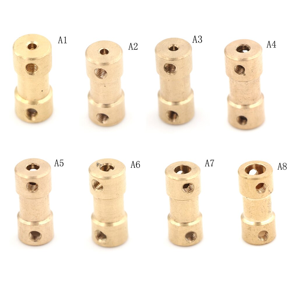 Messing Flexibele Motor Shaft Koppeling Koppeling Motor Transmissie Connector Aandrijfas 2Mm 5 Connector Boot Rc C22