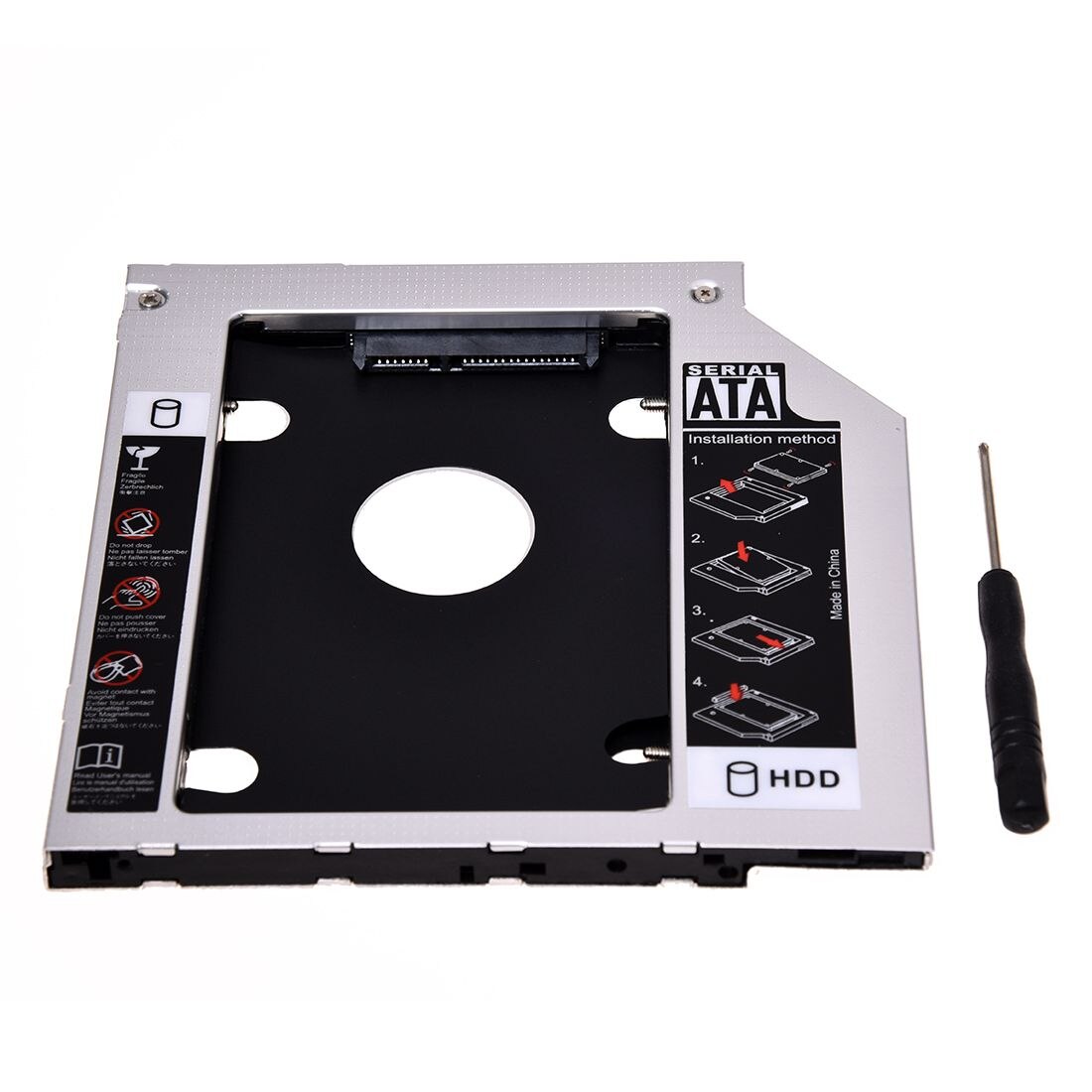 Nimitz 2nd HDD SSD Caddy Pour Lenovo ThinkPad T400 T410 T420s T430s - Adaptateur Disque Dur