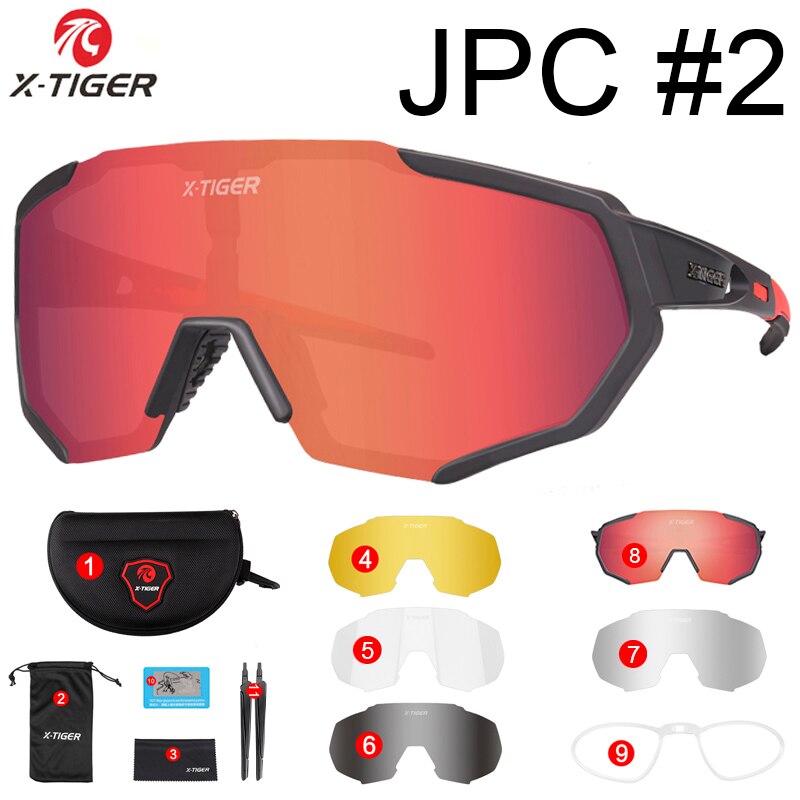 Gafas polarizadas X-TIGER para ciclismo, gafas para deportes al aire libre, gafas para bicicleta de montaña, gafas de sol para hombre y mujer, gafas para ciclismo
