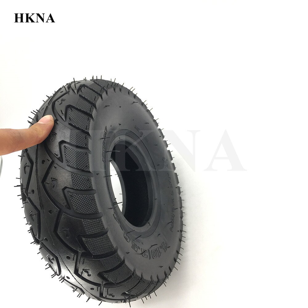 Engrosada 4,10/3,50-4 de tubo interno para 47/49CC de Scooter de motocicleta Mini Quad suciedad Pit Bike ATV Go-Kart grueso neumático partes