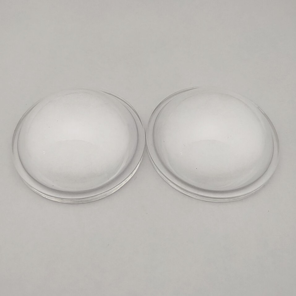 LED Lens 23/34/44/50mm Plano-Convex Glass Lens LED Convex Lens Condenser Optical Focusing Transparent Surface Flashlight photics