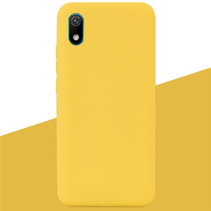 For Huawei y5 Case Silicone TPU back Cover Soft Phone Case For Huawei Y5 Coque Shell Y 5 5.71 inch Shell Fundas: 6 Yellow